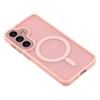 For Samsung Galaxy S25 Back Cover Compatible with MagSafe WANLONFENG QB1 Series PC TPU Shockproof Phone Case