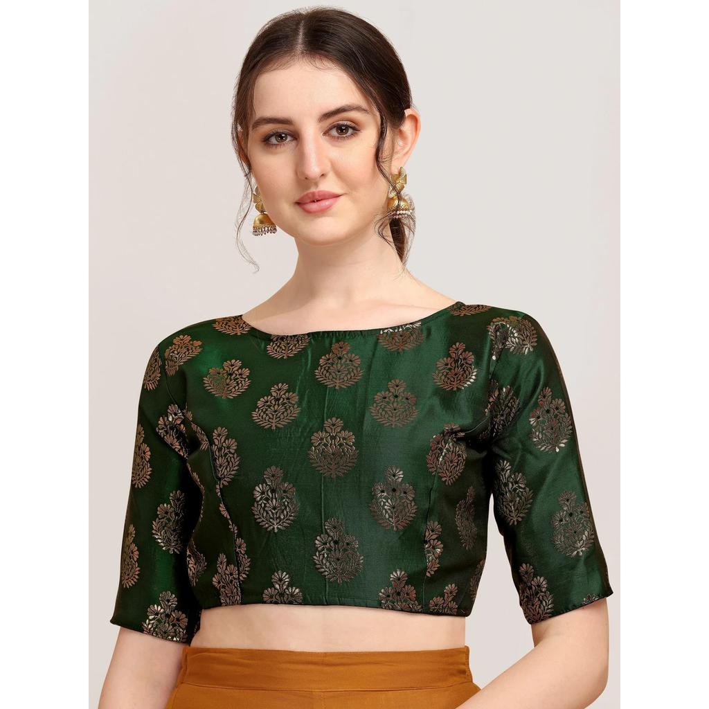 Beautiful Party Wear Designer Blouse Indian Women's Half Sleeves Ethnic Choli