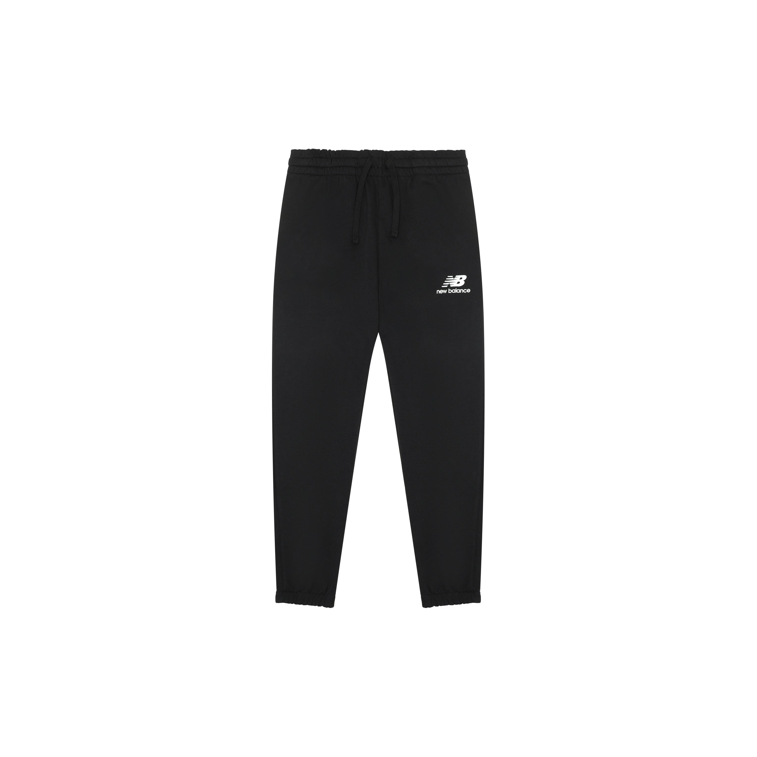 New Balance Essentials Stacked Logo Sweatpants Asia Sizing Black White Men s AMP31539-BK XXL