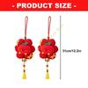 2pcs Festival Plush Door Hangers For Chinese New Year Spring Festival Ornaments for Entrance Living Room 55KF