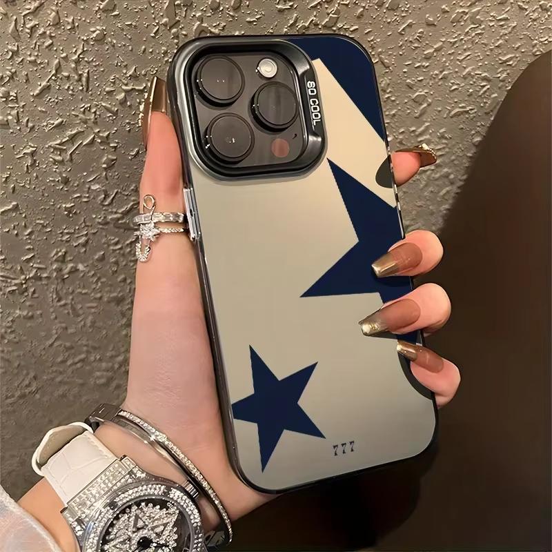 

New Stars Lucky Angel Number Phone Case For iPhone 17 16 15 14 13 12 11 Pro Max 17 Air 16E 7 8 Plus X XS XR Anti Fall Back Cover iPhone 7