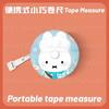 Kawaii Miffy Rabbit Tape Measure Cute Cartoon and Anime Peripheral Three-gauge Measuring Ruler Soft Leather Ruler Home