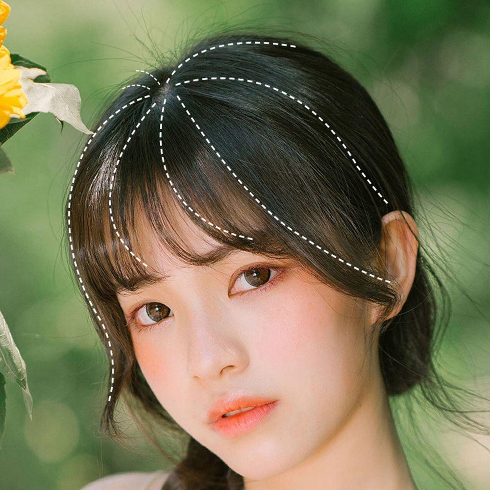 New Women Beauty Hair Styling Tool Cover Up Baldness 3D Air Bangs Thin Hair Topper Hairpiece