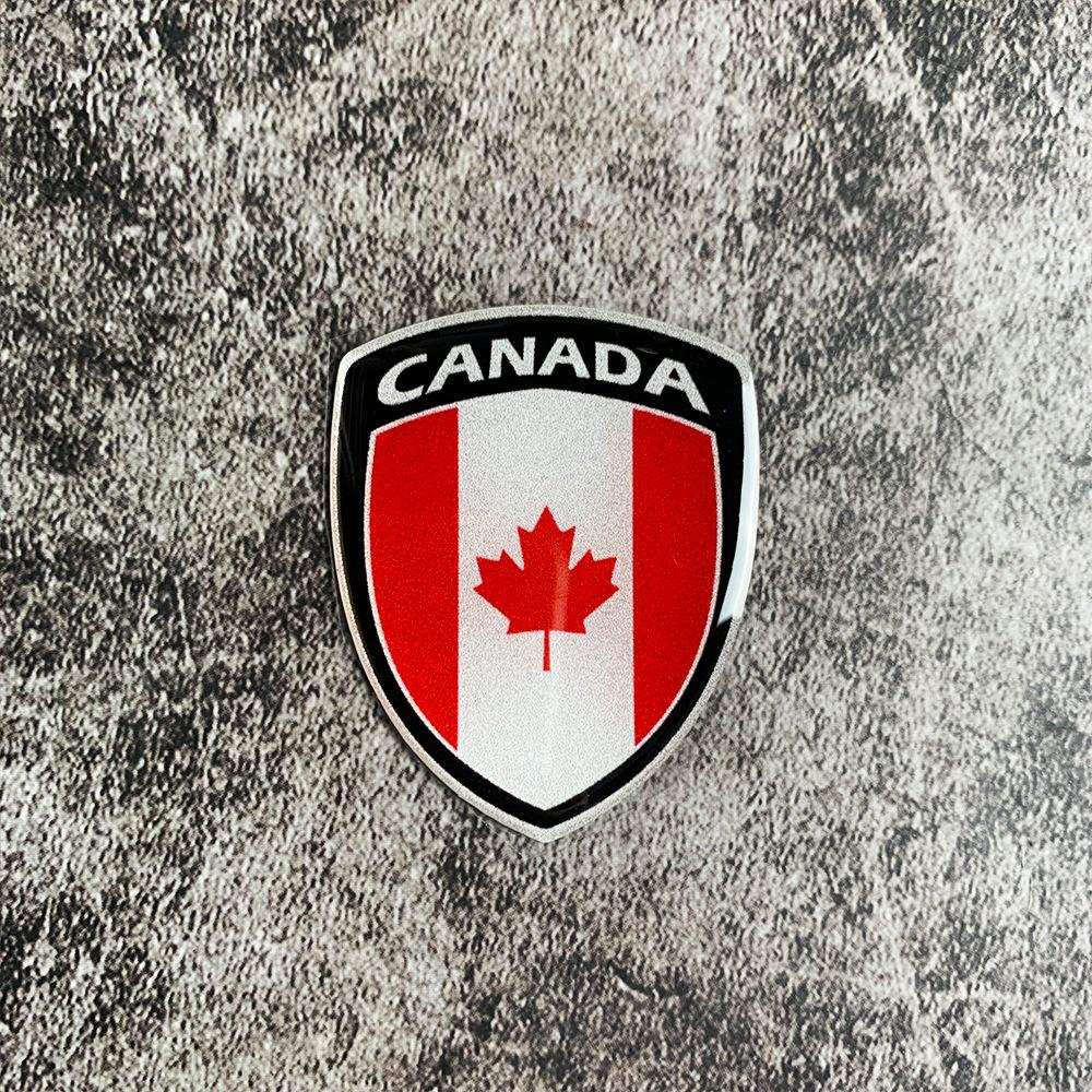 Universal 3D Reflective World National Flag Stickers Decals for Car Motorcycle Exterior Decoration