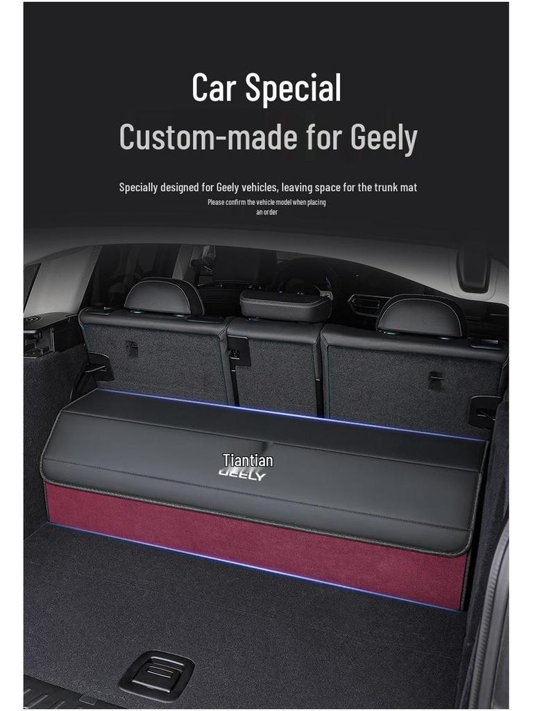 Geely Boyue Trunk Storage Box for Panda Mini/Xingyue L/Xingrui/Boyue Emgrand