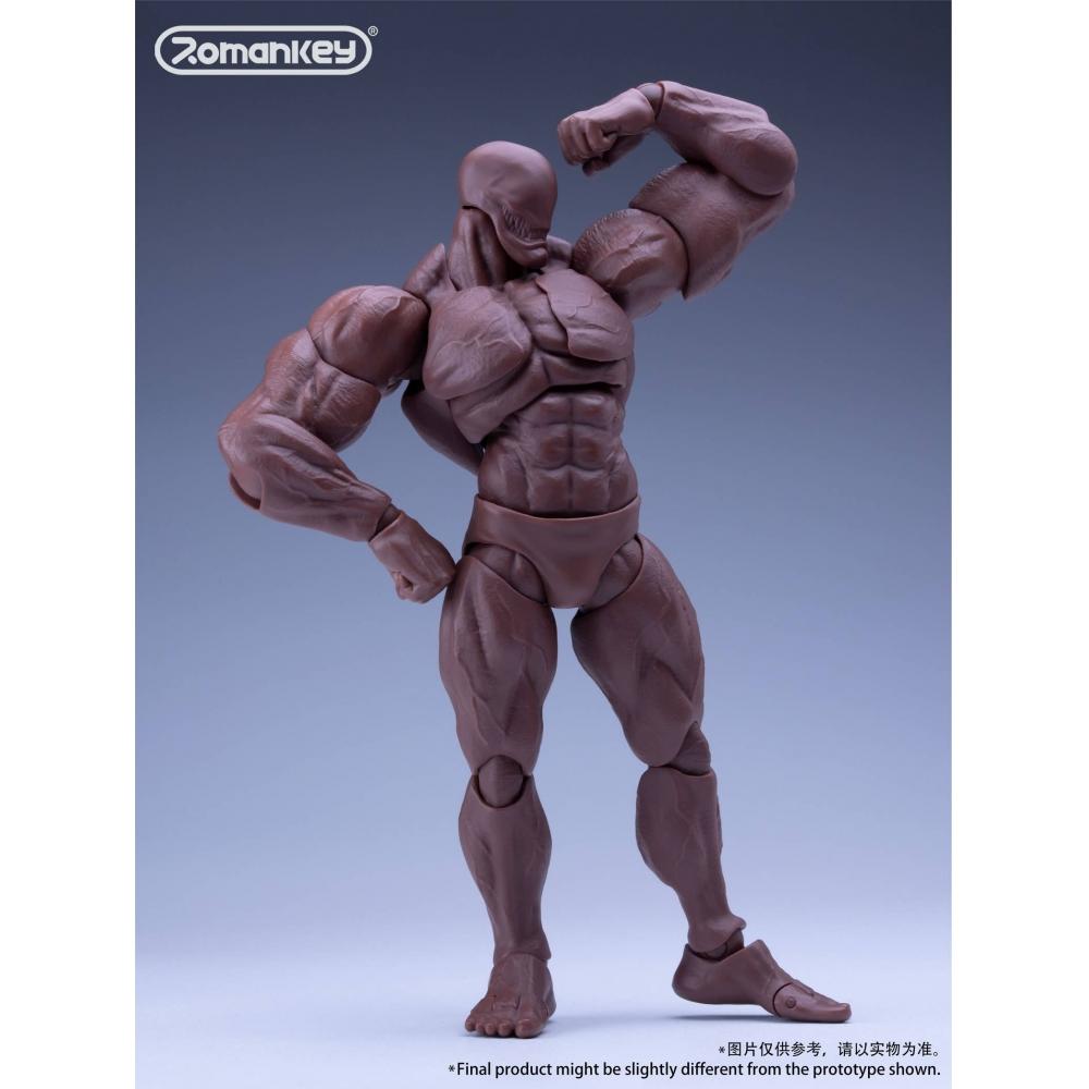 

Null 1 12 Ums003 Action Figure Male Body Big Guy Suntan