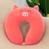 U-shaped Pillow Adult Children Travel Pillow Soft Short Plush Cartoon Portable Outdoor Nap Flight Neck Pillow Nursing Cushion