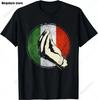 Italia TShirt Italy Flag Coat of Arms Tee Shirt Repubblica Italiana Italian Heritage Vintage T Shirt Guys Streetwear Crew Neck