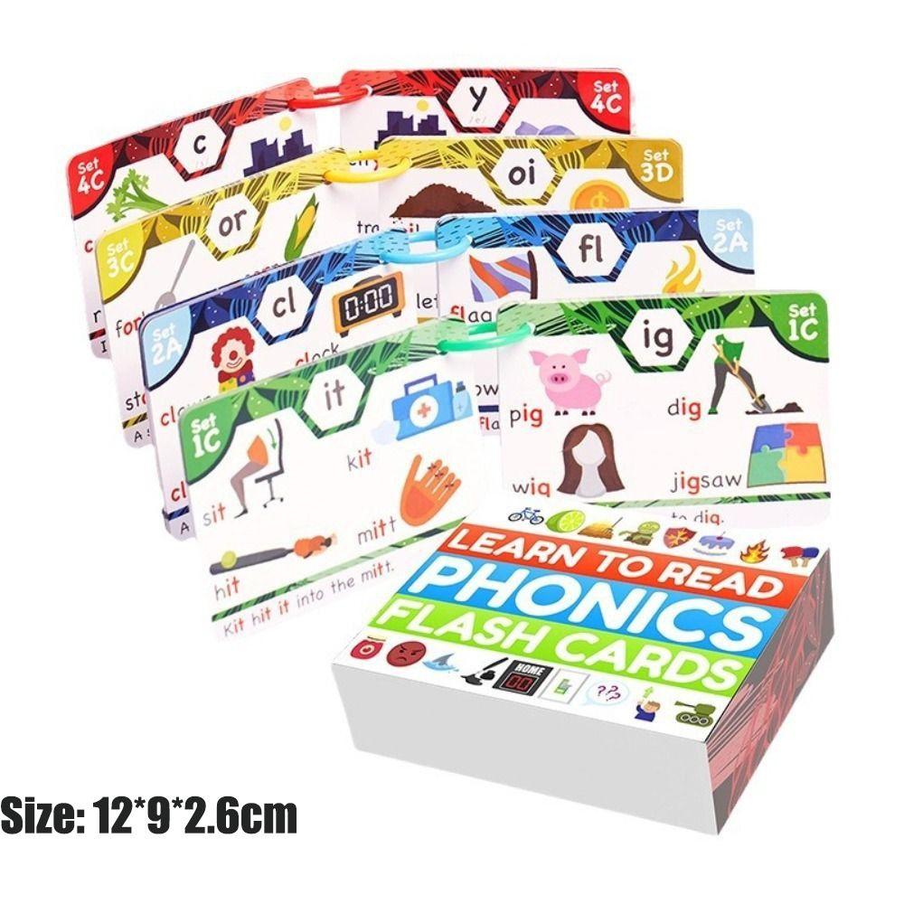 Digraphs Phonics Flash Cards Early Reading Phonics Flash Cards Children's Educational Literacy Cards Educational Cards