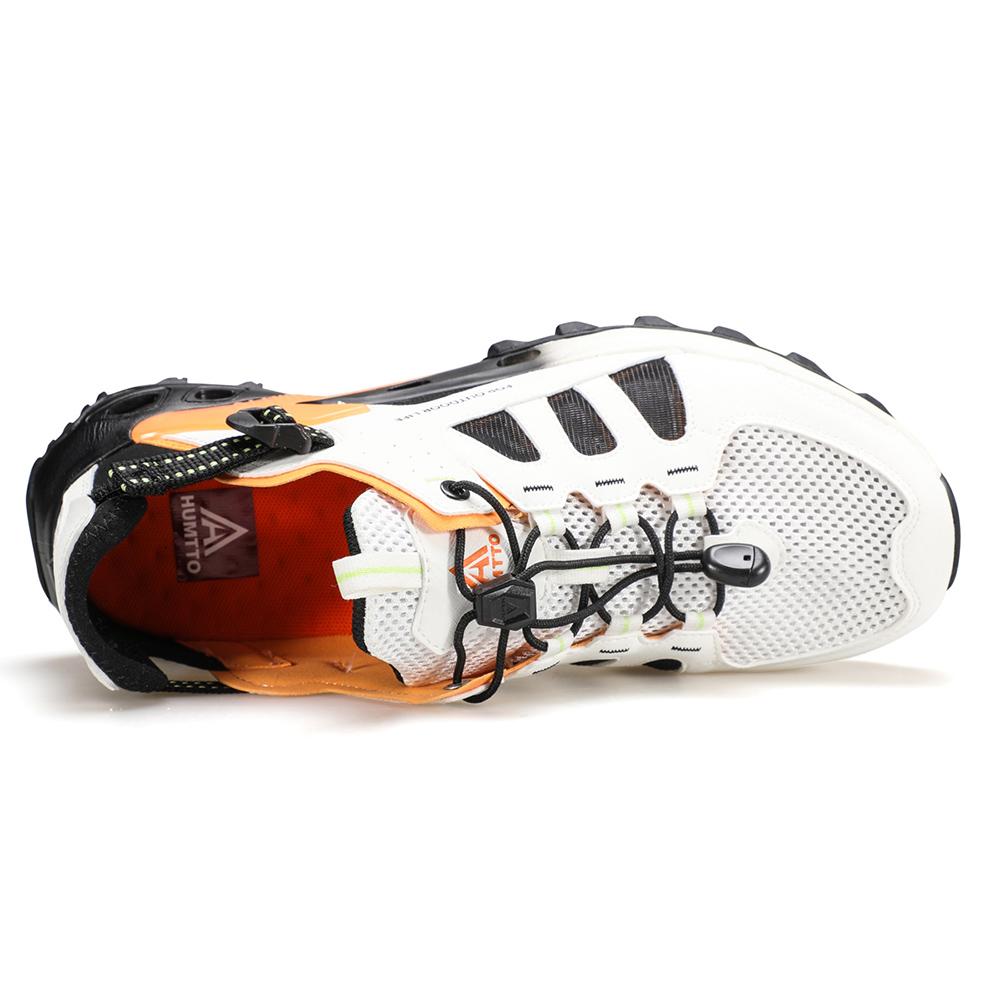 HUMTTO Summer Sneakers Men Breathable Trekking Shoes for Men's Luxury Designer Anti-slip Sports Outdoor Water Hiking Sneaker Man