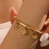 Women All Match Butterfly Love Heart Crown Bracelet Cuff