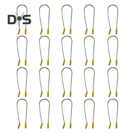 20Pcs Hot Roller Clips Hot Curler U-shaped Clip Replacement Kit Heated Roller Securing Pins Fits All Sized Rollers Curlers