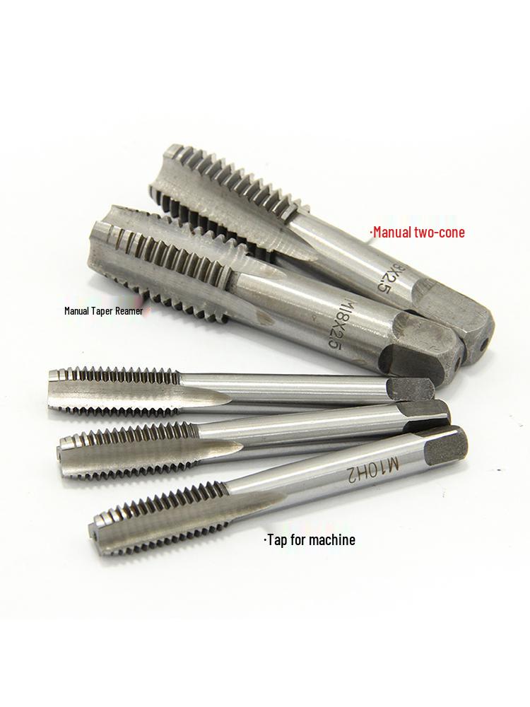 Hand Tap Set: 2-Piece M3-M24 Machine & Manual Tapping Drill Bits