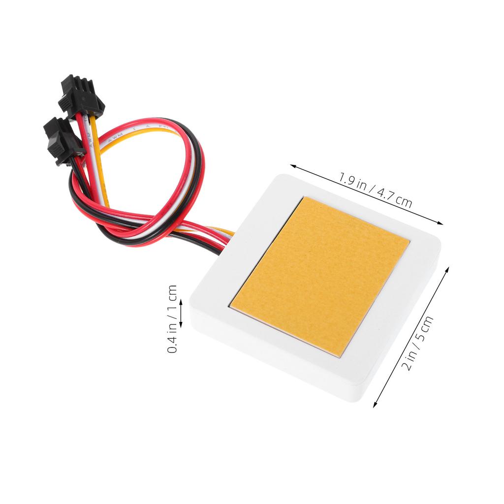Square Single Touch LED Switch for Makeup Mirror Vanity Bathroom Easy Installation Energy Efficient 3-Way Touch Dimmer Module