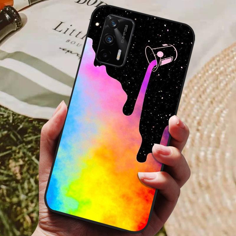 Für Realme Q3 Pro 5G Hülle Wolf Cartoon Silikon Weiche TPU Rückseite Für Realme Q3 Pro 5G Handyhüllen Realme Q3Pro 5G Fundas Coque