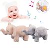 Soft And Cuddly Breathing Elephant Plush Toy For Babies Perfect Sleep Companion Gift