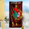 Cristiano Ronaldo Beach Towel Quick-Dry Soft Microfiber Comfortable Lightweight Suitable for Sports, Travel, Swimming, Yoga, Bathroom, Beach, And Pool