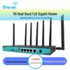 Dual-Band 5G Router with 1000Mbps Speed and Dual-Core CPU for Home Use
