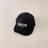 Korean Letter Baby Baseball Cap Simple Embroidered Peaked Hat for Boy Gril Summer Adjustable Soft Brim Kids Sun Hats Gorras