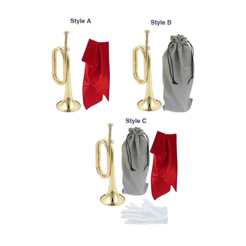 Bugle Solid Copper and Brass Bugle for Cavalry Beginner Children