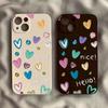 Graffiti Love Silicone Phone Case for IPhone 14 15 16 Plus for IPhone 13 14 15 12 11 16 Pro Max 12 Mini XS Max TPU Protect Cover