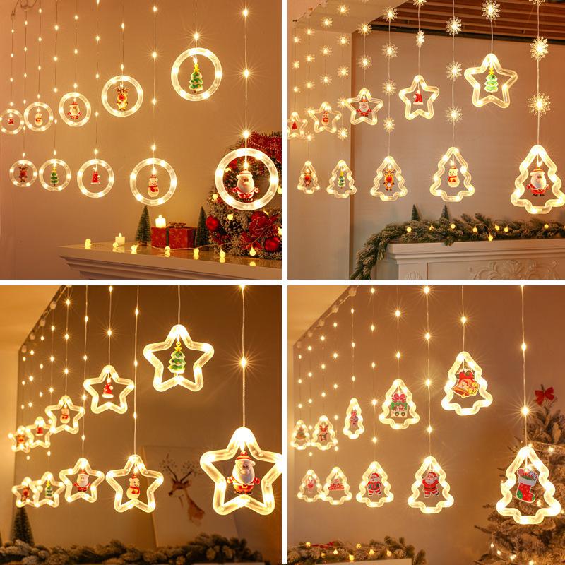 LED Flashing Curtain Lights for Christmas – Indoor Decorative Atmosphere Lighting