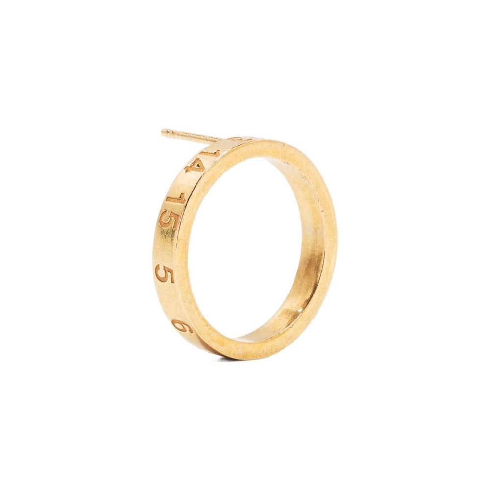 

Maison Margiela Digital Logo Round Earrings Men Earrings Gold SM1VG0008S12967950 Gold,F