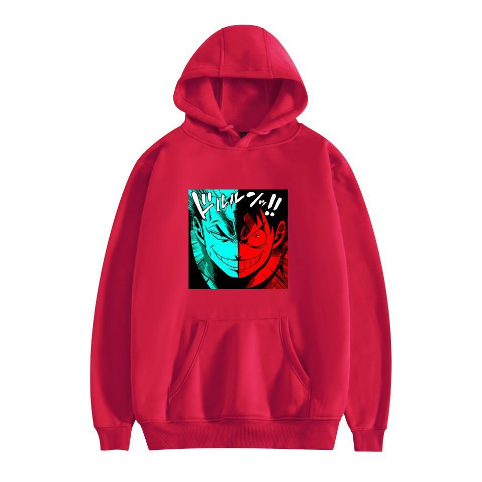 Anime Peripheral Printing Casual Hooded Sweater Couple
