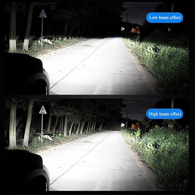 2Pcs Car Driving Headlamp LED H1 H7 H4 LED Fog Light H8 H11 H9 H10 9005 9006 LED Bulb DRL Car Fog Driving Lamp 6000K