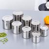 Huihuang 304 Stainless Steel Square Food Storage Container with Plastic Lid
