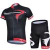 Unisex Short Sleeve Cycling Jersey Set Road Mountain Bike MTB Downhill Riding