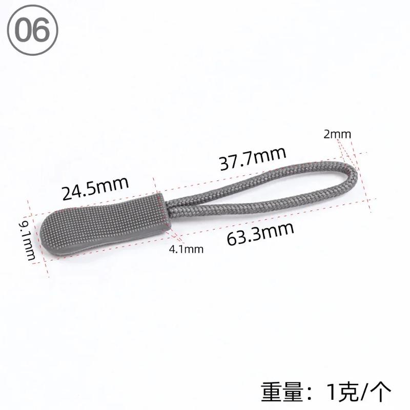 20Pcs TPU Environmentally Friendly Zipper Head Replacement Clip Broken Buckle Fixer Zip Cord Bag Suitcase Tent Zipper Head