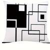 Line Geometric Decorative Pillow Cover Super Soft Polyester Material Living Room Sofa Back Car Pillow Cover Home Decoration