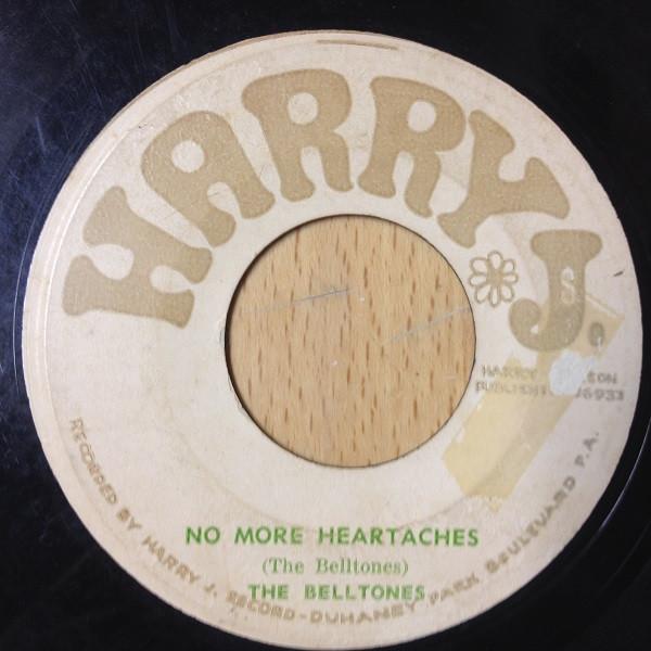 7inch Record BELTONES - No More Heartaches none Harry J Records Jamaica Reggae, Ska & Dub Used