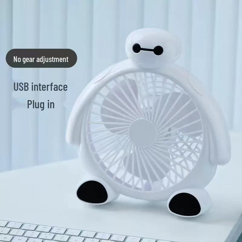 Cartoon USB Portable Desktop Fan - Dorm & Home Use