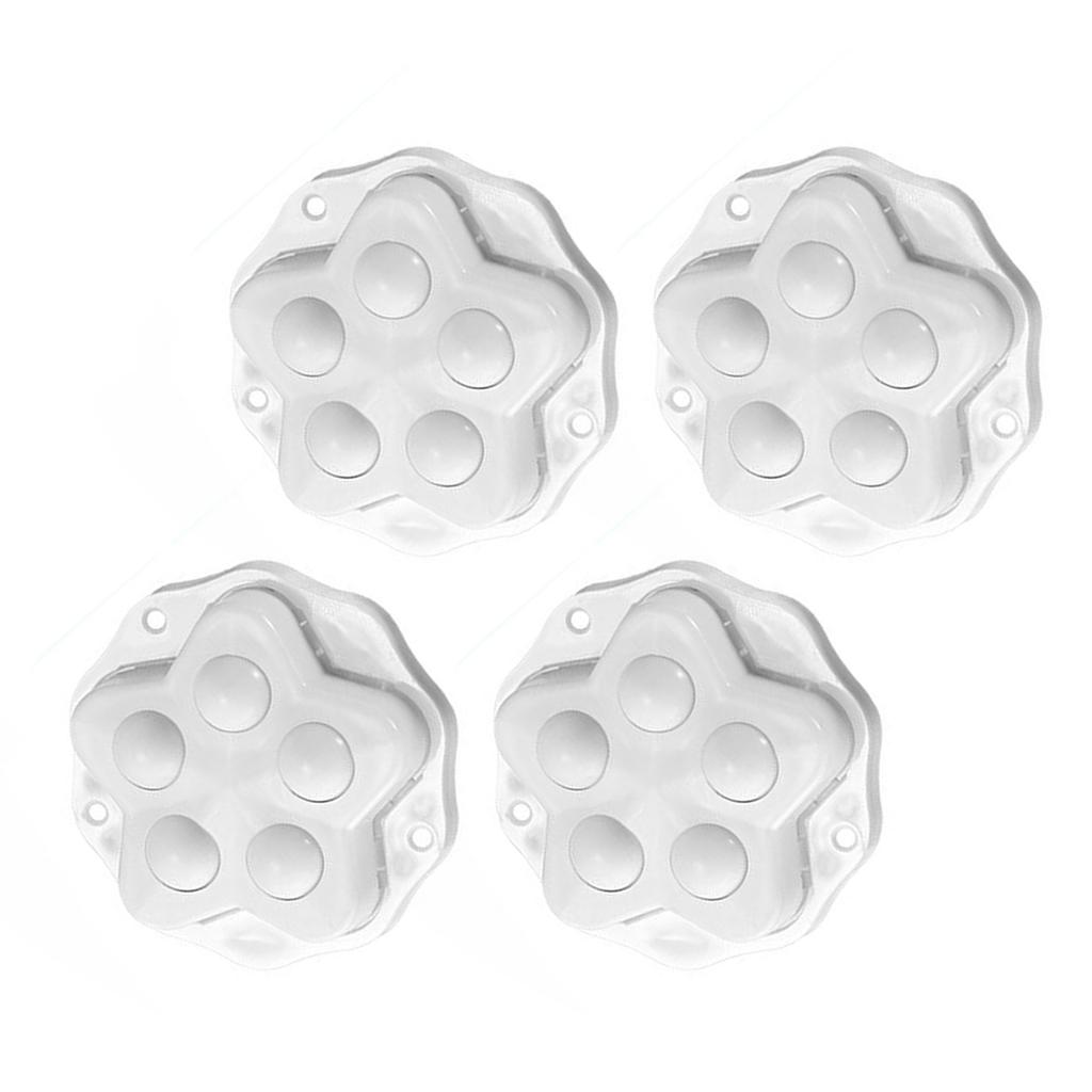 4Pcs Self Adhesive Casters Wheel 360 Degree Rotation Sticky Pulley Sliders Appliance Rollers for Kitchen Appliances