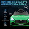 Electric Children's Car, Mercedes, 3-5 Km/h, Remote Control, Lights & Music, Green