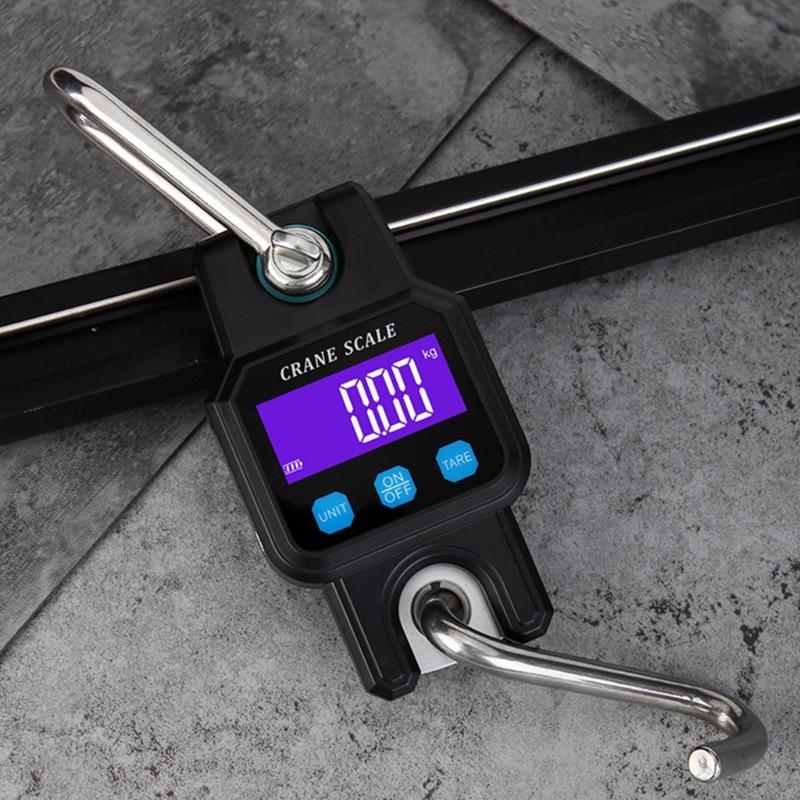 Digital Hanging Scale 660 LBs 300KG,Heavy Duty Waterproof Fish Scale - Portable Crane Scale for Luggage Weight