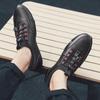 38-46 Men's Shoes Breathable Fashion Leather Shoes Soft Loafers Shoes  Driving Shoes Men