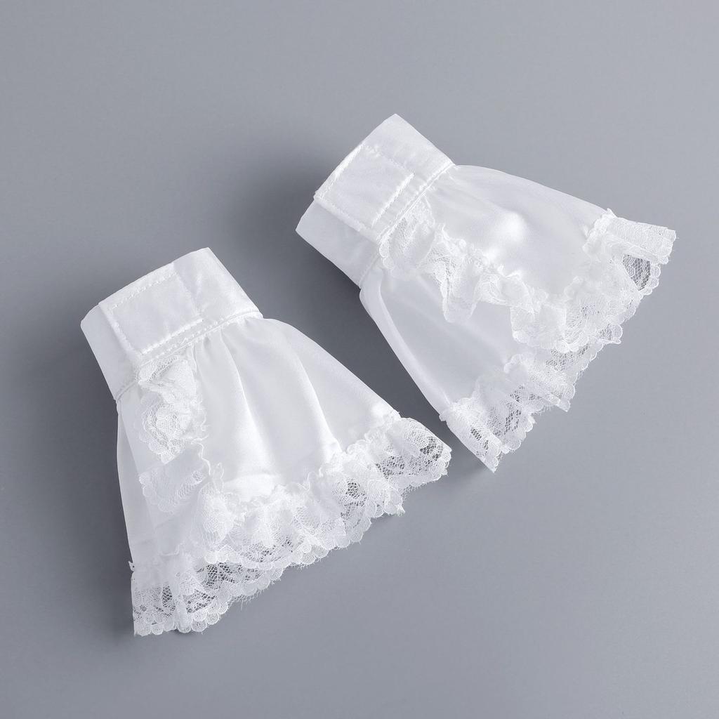 Vintage Victorian Costume Fake Collar Cosplay Accessory Detachable Shirt Collar False Blouse Top Women Clothes Accessories