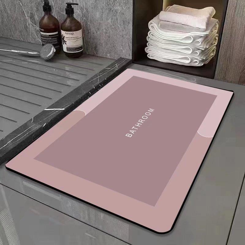 Floor Mat Entry Door Mat Balcony Kitchen Mat Toilet Toilet Door Mat Bathroom Absorbent Floor Mat Quick Drying Cushion