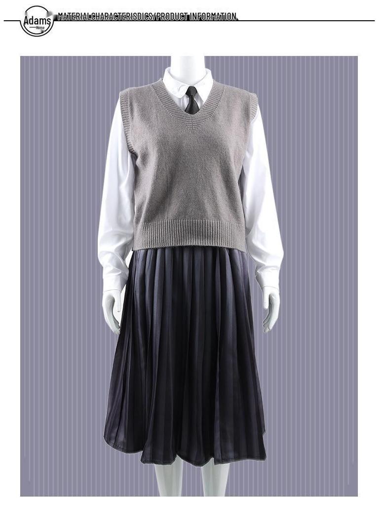 Wednesday Addams School Uniform Cosplay Costume for Halloween