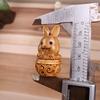 Green Sandalwood Gourd Pendant Phone Charm and DIY Hollow Ornament Jewelry.
