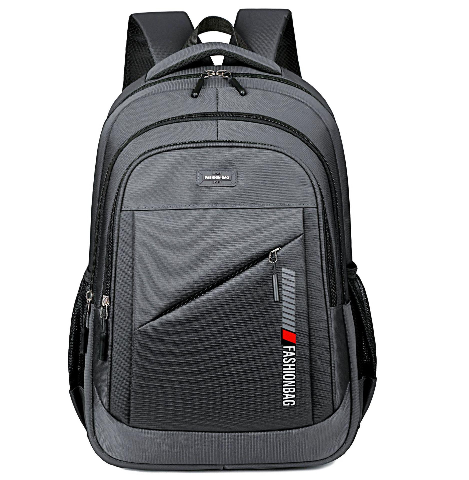 

Men s Lightweight Oxford Backpack: Large Capacity, Ideal for Travel and Student Use сірий колір