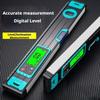 Household Level Ruler High-precision Magnetic Measuring Tool Multi-functional LCD Display Horizontal Ruler Portable Gauging Tool