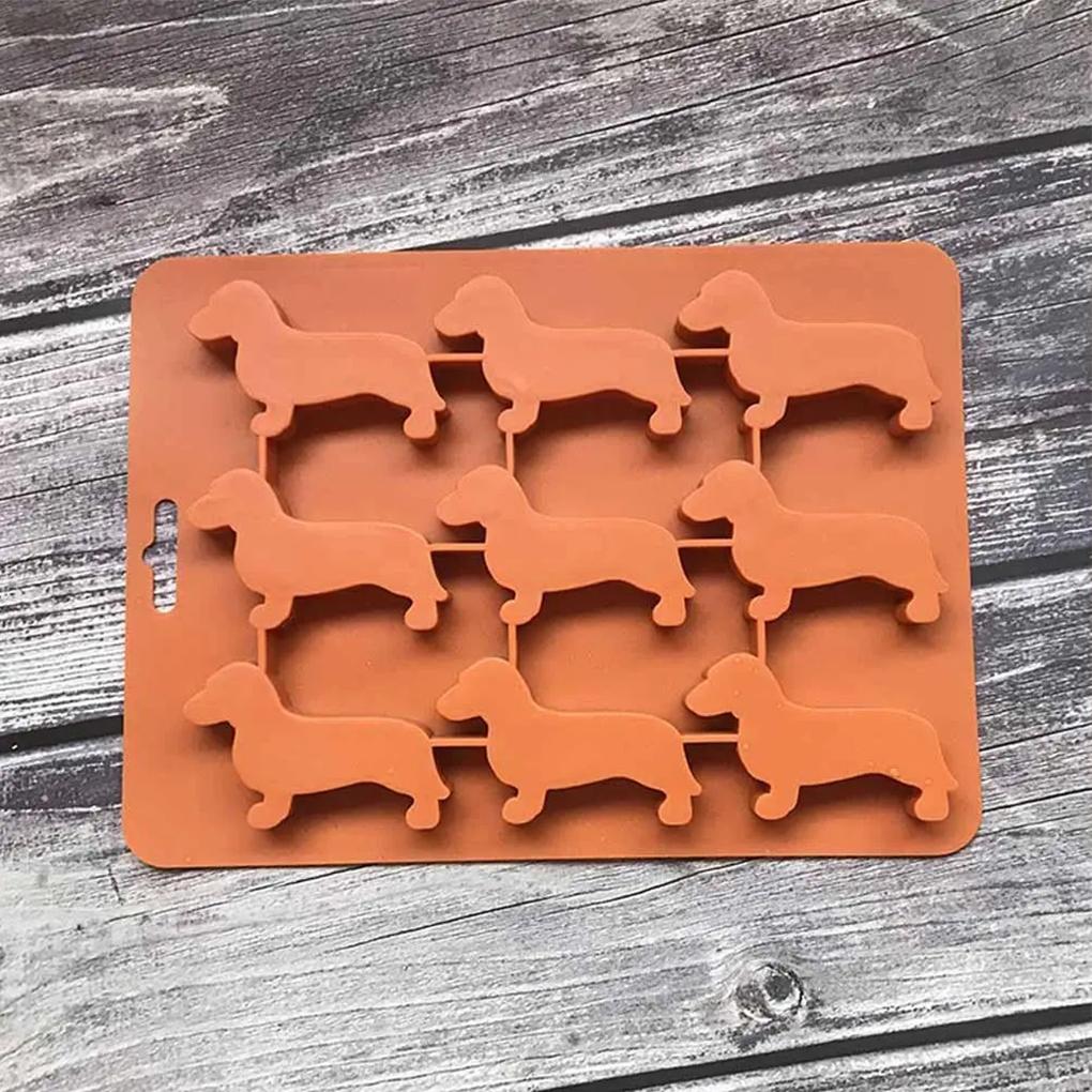 Silicone Dachshund Mold For Baking And Cake Shaping Dachshund Candy Molds Mold Dachshund Shaped Dog Mold Dachshund Pink