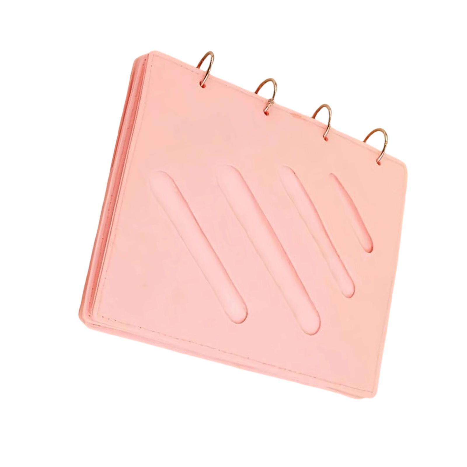 

Фетровый органайзер для заколок для волос, дисплей-книга, хранение детских аксессуаров для волос для девочек, хранение аксессуаров и подходит для путешествий розовый