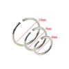 14Pcs/Set Unisex Body Piercing Jewelry Rhinestone Stainless Steel Nose Stud Ring