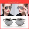 Vintage Cat Eye Sunglasses With Uv Protection Metal Frame For Fashionable Women