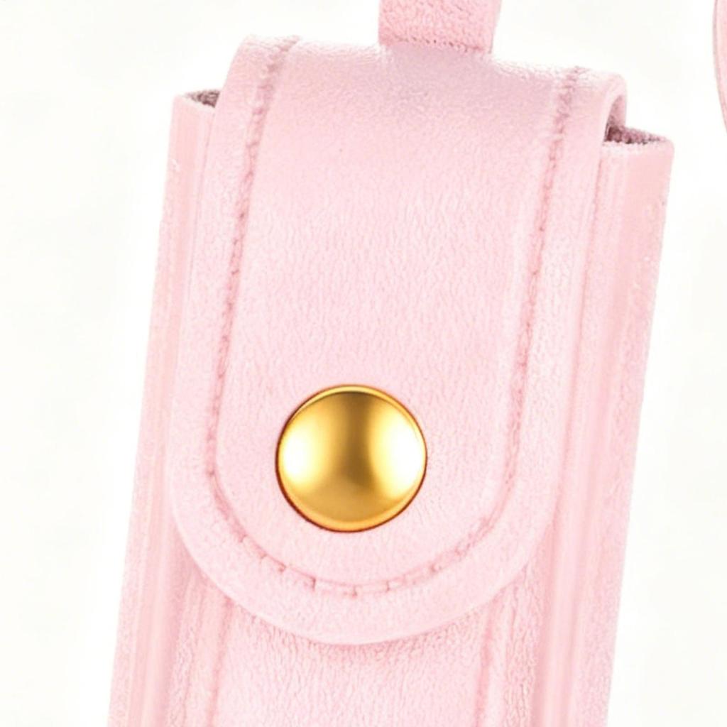 Lip Gloss Keychain Holder 4 Pieces Bag Ornament Lip Stain Tint Case For Women Girls Ladies Wives Makeup Enthusiasts Travelers